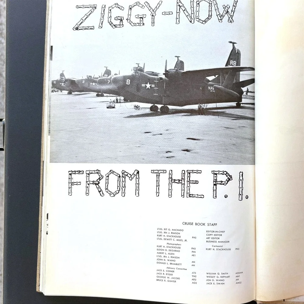 Vintage 1959 The Bamboo Bomber Patrol Squadron Forty-Two VP-42 Navy Cruise Book